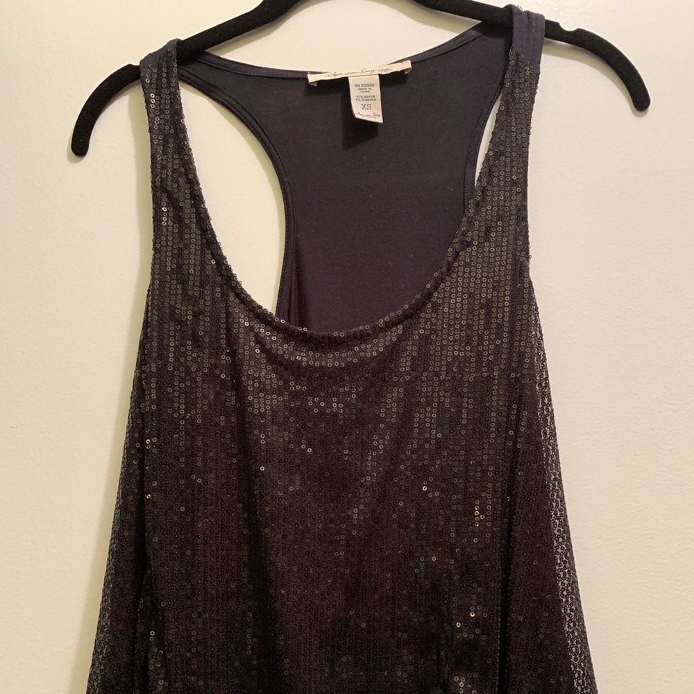 Sequin tank top